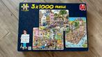 Jan van Haasteren puzzels - 3x1000 stukjes, Ophalen of Verzenden, Gebruikt