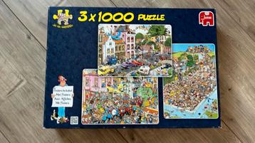 Jan van Haasteren puzzels - 3x1000 stukjes beschikbaar voor biedingen