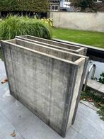 Steenschotten bloembakken - 2 stuks, Ophalen, Gebruikt, 100 cm of meer, 60 cm of meer