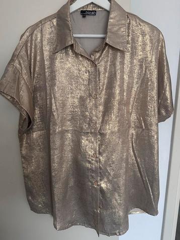 Gouden Norah Blouse - Maat 42 beschikbaar voor biedingen