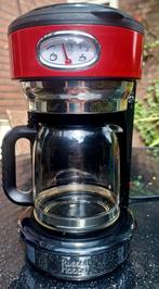 Rood zwart zilver, Witgoed en Apparatuur, Koffiezetapparaten, Koffiemachine, Gemalen koffie, Ophalen of Verzenden, Zo goed als nieuw