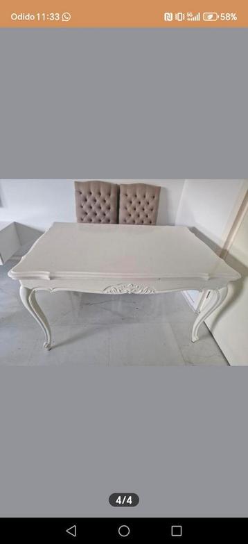 Eettafel met 4 stoelen 