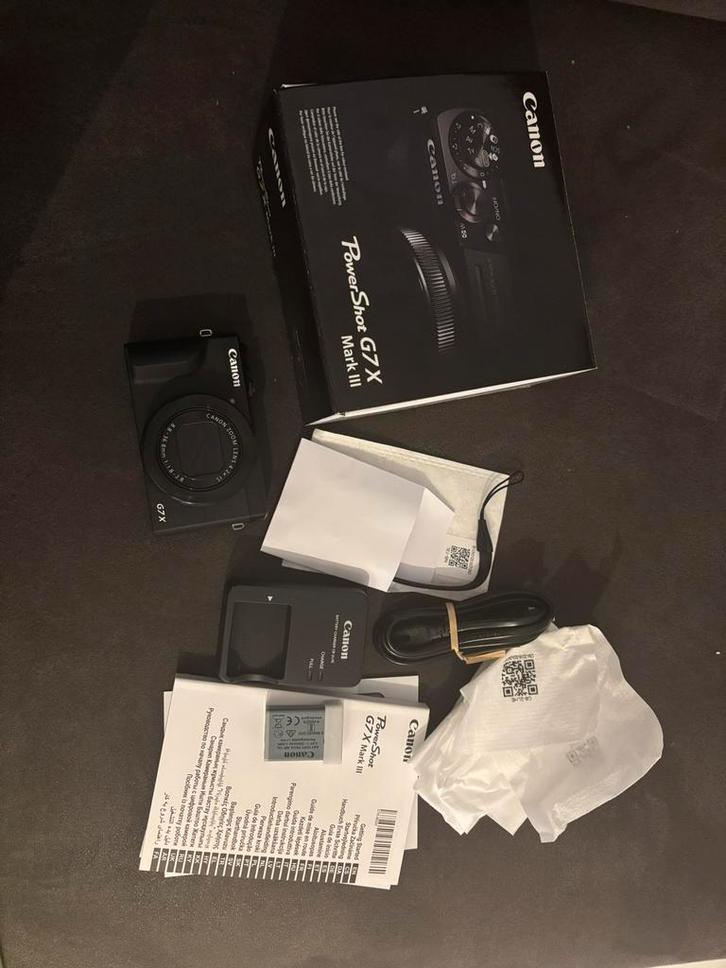 Canon g7x mark iii, Audio, Tv en Foto, Fotocamera's Digitaal, Nieuw, Canon, Ophalen of Verzenden