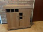 Massief Houten Kast/Wijnkast - 75x75x40 cm, Huis en Inrichting, Kasten | Buffetkasten, Ophalen, Gebruikt, 50 tot 100 cm, Minder dan 100 cm