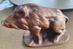 Bronzen beeld SANGLIERE., Verzamelen, Dierenverzamelingen, Ophalen of Verzenden, Zo goed als nieuw, Hond of Kat, Beeldje of Figuurtje