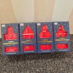 Hollandse Huisjes met LED - Set van 4 nieuw in doos, Diversen, Kerst, Ophalen of Verzenden, Nieuw