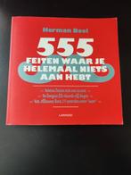 Herman Boel - 555 feiten waar je helemaal niets aan hebt, Herman Boel, Ophalen of Verzenden, Zo goed als nieuw