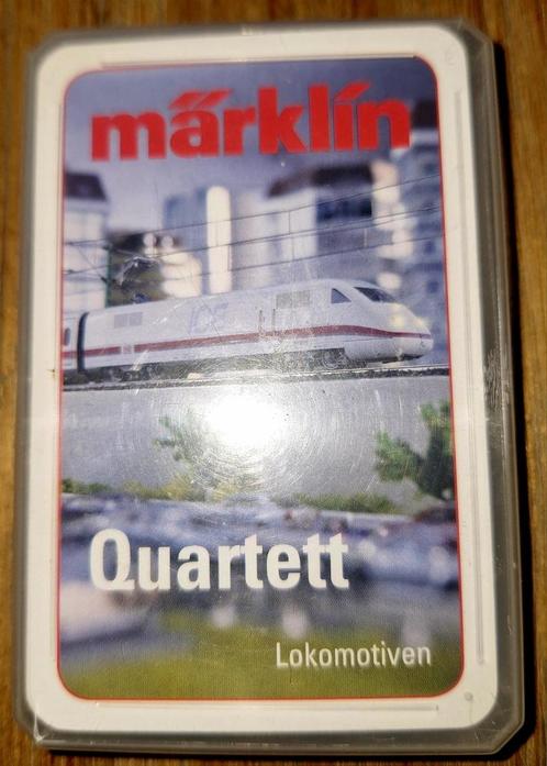 Quartett Locomotieven van Marklin ( compleet ), Verzamelen, Spoorwegen en Tramwegen, Zo goed als nieuw, Trein, Overige typen, Ophalen of Verzenden