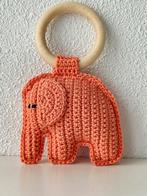 Handgemaakte gehaakte olifant bijtring koraal, Ophalen of Verzenden, Nieuw