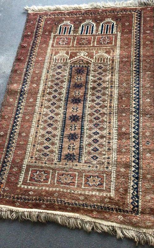 Mooi authentiek Perzisch tapijt/wandkleed/tafelkleed wol, Antiek en Kunst, Antiek | Kleden en Textiel, Ophalen