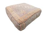 Handmade Berber wool poef Cushion sidetable Boujad 65x65cm, Berber vintage Boho ibiza Boujad hype, Overige materialen, Ophalen of Verzenden