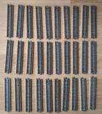 98x Märklin HO: rails, bochten, wissels en lampjes, Hobby en Vrije tijd, Modeltreinen | H0, Wisselstroom, Gebruikt, Rails, Ophalen of Verzenden
