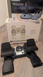 Thrustmaster TCA Officer Pack + Saitek Cessna rudder pedals, Computers en Software, Joysticks, Ophalen of Verzenden, Gebruikt