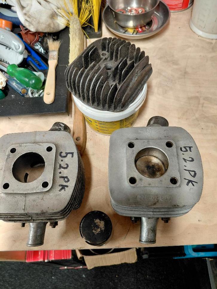 Cilinders zundapp  5,2 plus diversen., Fietsen en Brommers, Brommeronderdelen | Zundapp, Zo goed als nieuw, Cilinder, Verzenden