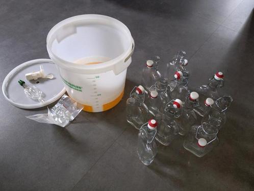 Brouwset - Gistingsvat & Beugelflessen, Hobby en Vrije tijd, Knutselen, Zo goed als nieuw, Gereedschap of Toebehoren, Ophalen of Verzenden