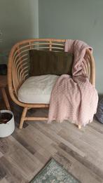 Fauteuil rotan, Huis en Inrichting, Fauteuils, Ophalen, Gebruikt, 50 tot 75 cm, Riet of Rotan