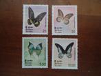 Vlinders Sri Lanka 1978, mi. 483-86 postfris, Ophalen of Verzenden, Postfris, Dier of Natuur