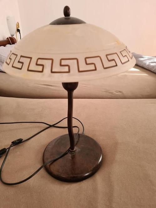 leuke griekse lamp, Huis en Inrichting, Lampen | Tafellampen, Gebruikt, Minder dan 50 cm, Ophalen of Verzenden