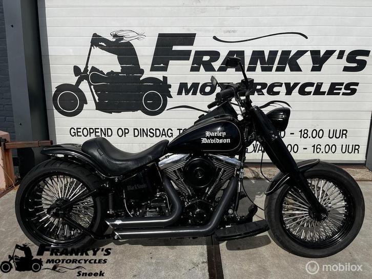 Harley Davidson Softail met Big Spokes, Motoren, Motoren | Harley-Davidson, Chopper, 12 t/m 35 kW