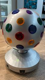 Fun-Lites Disco Ball 8" Zilver, Muziek en Instrumenten, Licht en Laser, Ophalen of Verzenden, Zo goed als nieuw, Discobol, Kleur