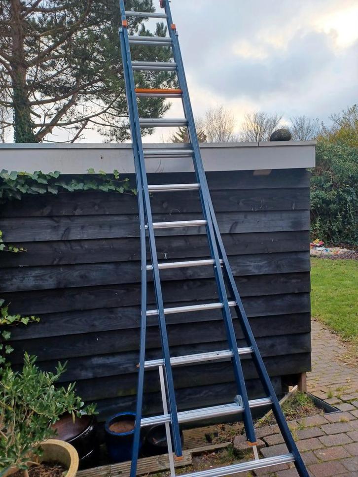 Proffesionele Wienese Supreme Ladder 2x12, Doe-het-zelf en Verbouw, Ladders en Trappen, Zo goed als nieuw, 4 meter of meer, Ophalen of Verzenden