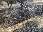 Oud smeedijzeren raamwerk / hekwerk, Ophalen, Gebruikt, Nvt, Nvt