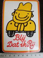 sticker blij dat ik rij anti file smiley glimlach geen niet, Verzamelen, Verzenden, Zo goed als nieuw, Auto of Motor