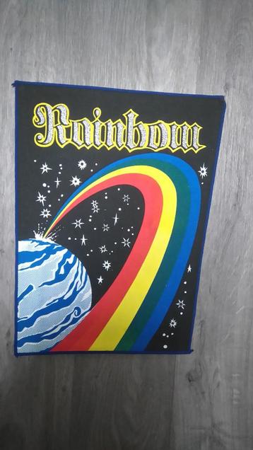 Rainbow down to earth muziek back patch backpatch metal beschikbaar voor biedingen