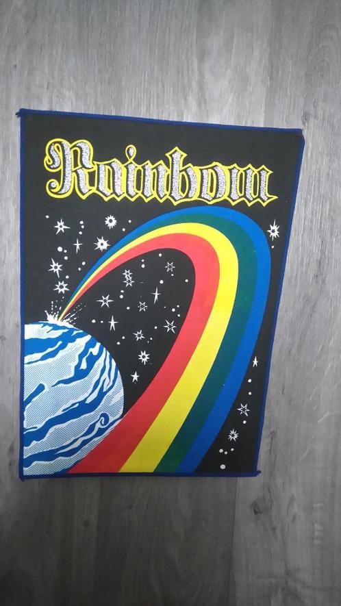 Rainbow down to earth muziek back patch backpatch metal, Verzamelen, Muziek, Artiesten en Beroemdheden, Nieuw, Kleding, Verzenden