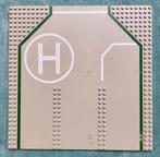 Lego weg bouw plaat met helikopter en parkeer plaats opdruk., Ophalen of Verzenden, Gebruikt, Losse stenen, Lego