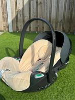 Cybex autostoel baby incl stoelhoes koels beige, Ophalen of Verzenden, Zo goed als nieuw