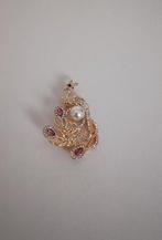 Pauw broche, Sieraden, Tassen en Uiterlijk, Broches, Overige materialen, 4 tot 7 cm, Overige kleuren, Nieuw