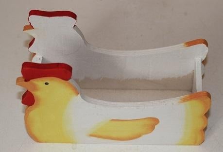 houten servethouder kip 132706, Ophalen of Verzenden, Gebruikt