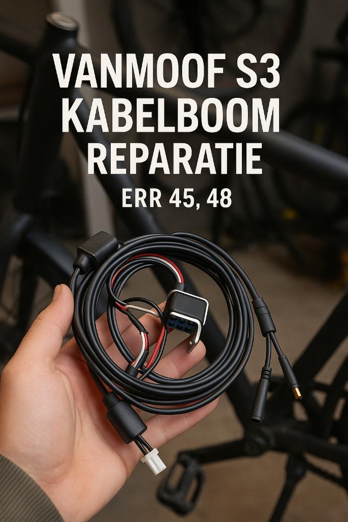 Kabelboom/socket reparatie VanMoof S3, Fietsen en Brommers, Fietsonderdelen, Nieuw, Racefiets, Verlichting, Ophalen of Verzenden