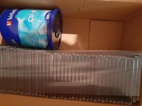 150 lege nieuwe cd's en doosjes, Computers en Software, Beschrijfbare discs, Nieuw, Cd, Ophalen of Verzenden
