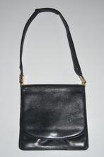 Blauwe leren Comtesse handtas schoudertas damestas, Sieraden, Tassen en Uiterlijk, Ophalen of Verzenden, Blauw, Handtas