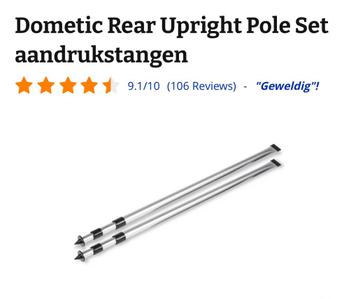Dometic Rear Upright Pole Set aandrukstang beschikbaar voor biedingen
