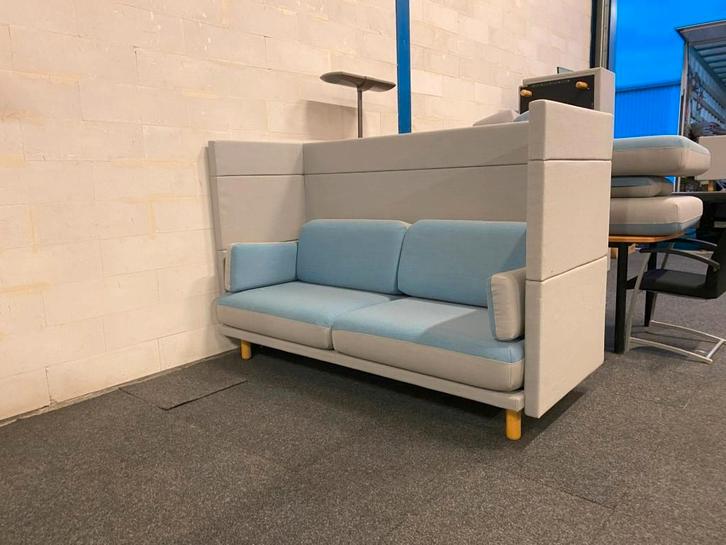 2 x Akoestische lounge bankstel De Vorm Arnhem, grijs/blauw, Huis en Inrichting, Bureaus, Gebruikt, Ophalen