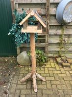 Vogelhuisje op stam met voederplateaus,nu 25euro., Ophalen, Gebruikt