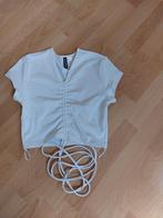 Croptop Maat S H&M XXX, Gedragen, H&M, Wit, Maat 36 (S)