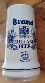 Brand holland beer for royal hand decorated bier pul, Verzamelen, Biermerken, Nieuw, Pul(len), Ophalen of Verzenden, Brand