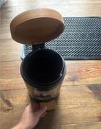 Prullenbak klein zwart (ongebruikt), Huis en Inrichting, Kunststof, Nieuw, Ophalen of Verzenden, Minder dan 10 liter