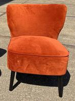 Fauteuil roest/oranje (per stuk, 2 stuks), Huis en Inrichting, Fauteuils, Ophalen, Gebruikt, Minder dan 75 cm, Leeuwenstein 3A, 2627 AM Delft