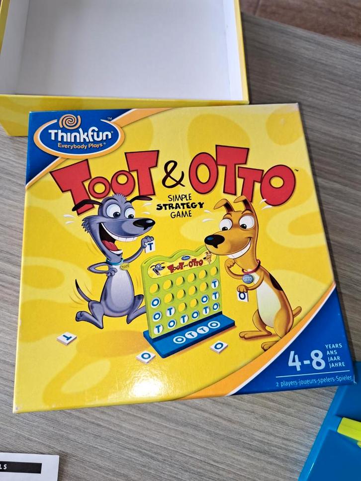 Thinkfun Toot & Otto - Strategisch Spel, Hobby en Vrije tijd, Gezelschapsspellen | Bordspellen, Zo goed als nieuw, Een of twee spelers