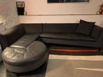 Wittmann hoekbank, design Paolo Piva. Leer en stof., Huis en Inrichting, Banken | Bankstellen, Ophalen of Verzenden, Zo goed als nieuw