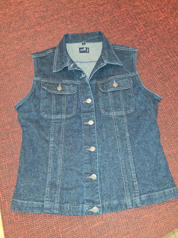 Spijker gilet - Dames, Kleding | Dames, Bodywarmers, Nieuw, Maat 38/40 (M), Blauw, Ophalen of Verzenden