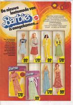 retro reclame 1977 Mattel Barbie pop de nieuwe lentemode, Verzamelen, Retro, Overige typen, Ophalen of Verzenden