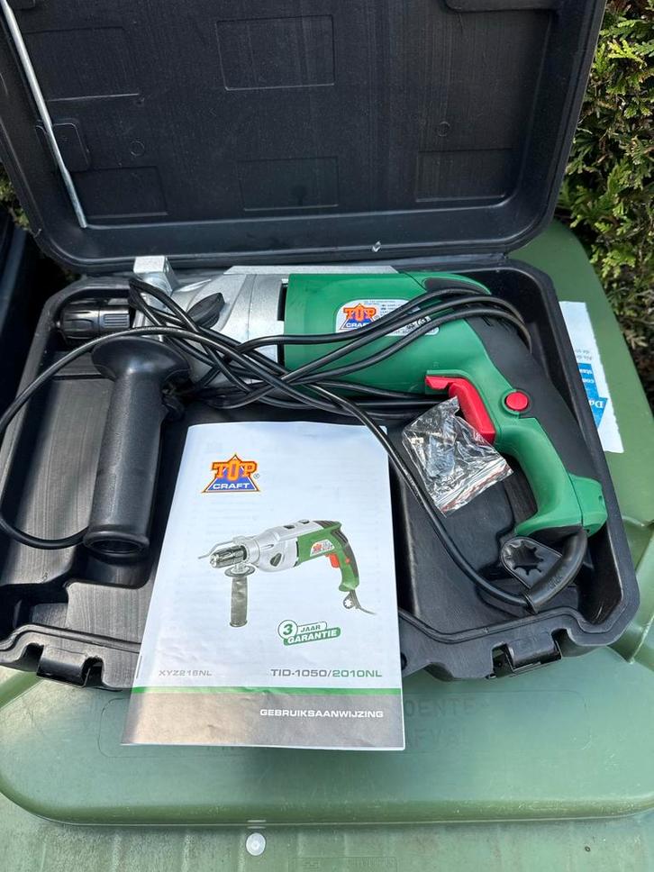 Top Craft Klopboormachine met Koffer, Doe-het-zelf en Verbouw, Gereedschap | Boormachines, Gebruikt, Boormachine, 400 tot 600 watt