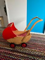 poppenwagen hout Van Dijk Toys, Kinderen en Baby's, Speelgoed | Houten speelgoed, Ophalen, Gebruikt, Duw- of Trekspeelgoed