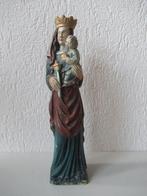 Antiek polyschroom houten beeld  Gotisch, Ophalen of Verzenden